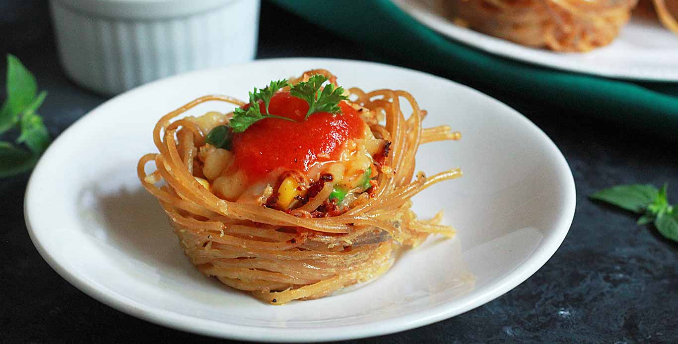 Mini Spaghetti Pies 